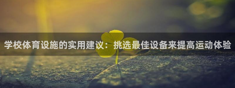 意昂4娱乐：学校体育设施的实用建议：挑选最佳设备来提高运动体