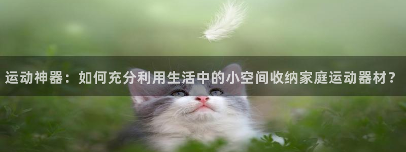 意昂体育4联系电话：运动神器：如何充分利用生活中的小