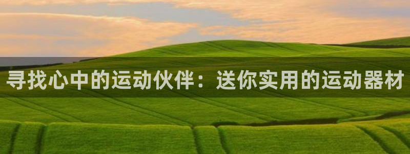 意昂体育4软件：寻找心中的运动伙伴：送你实用的运动器